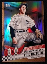 2020 Topps Decades Best Chrome Phil Rizzuto #DBC-10 Gold  Refractor Parallel /50
