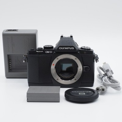 GEBRAUCHT Ausgezeichnete Olympus OM-D E-M5 Schwarz 16.0 MP Digitalkamera...