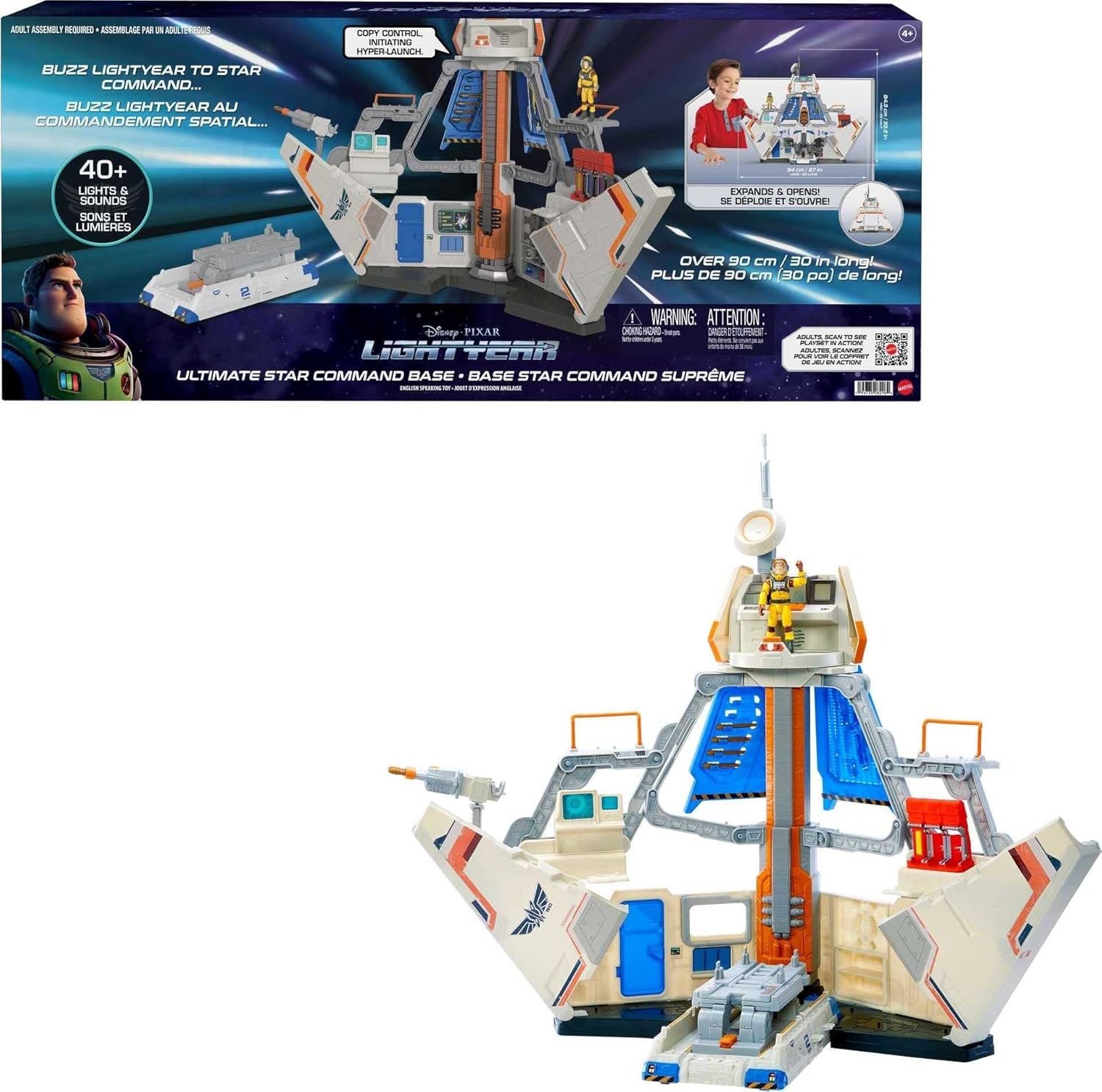Disney and Pixar Lightyear Ultimate Star Command Base Interactive Playset