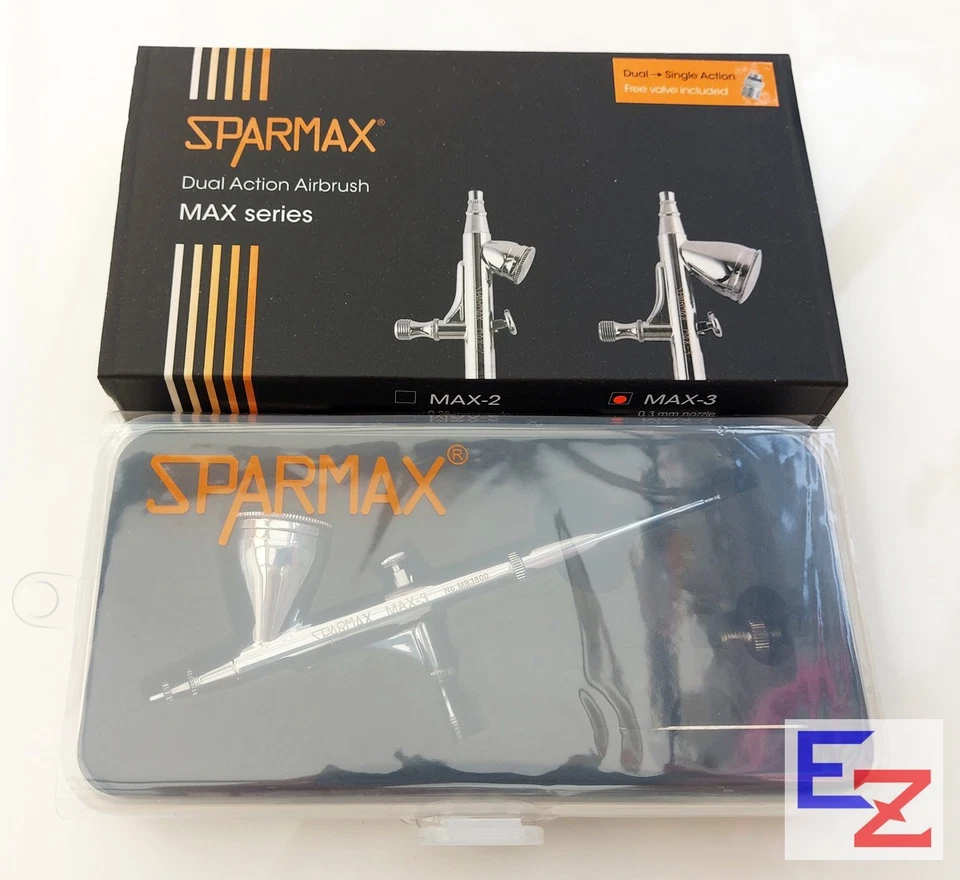 Sparmax Max-3 0,3 mm Düse 7 ml Becher Double Dual Action Airbrush