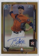2015 Bowman Draft Chrome Pick Gold Refractor 41/50 Thomas Eshelman Auto ms9