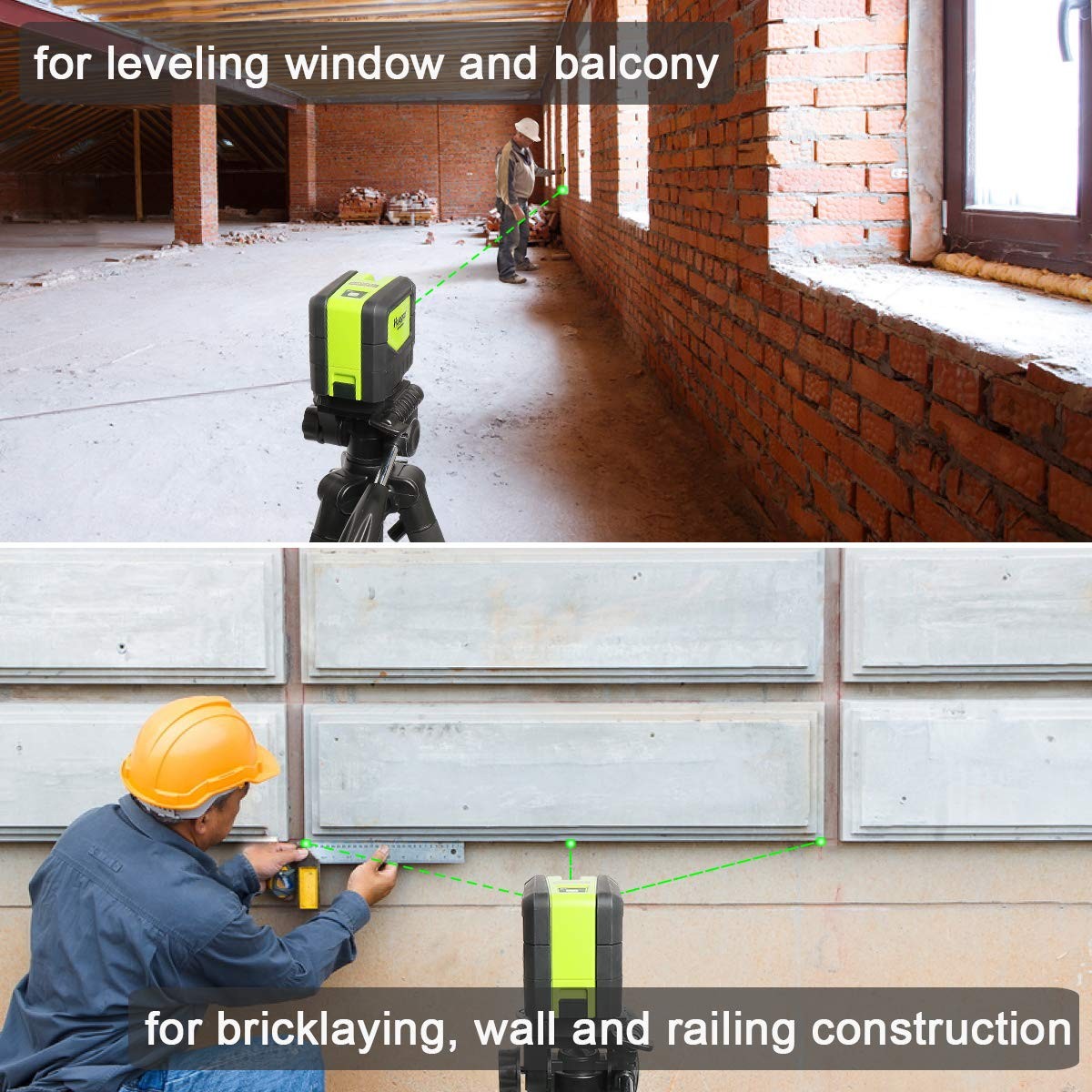 3 - Plumb Dot Laser Leveler Tool (No Laser Line), 3 Spots Laser -Leveling Gre...