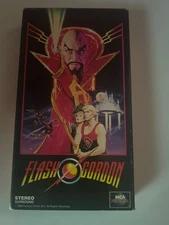 Flash Gordon VHS original sleeve Hi Fi 1980 1998 Sam J Jones Max von Sydow