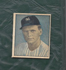 1951 Berk Ross baseball card #4-3 Fred Sanford New York Yankees EX+/EXMT