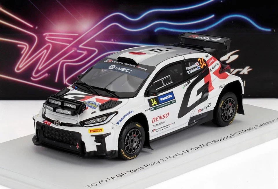 1/43 SPARK TOYOTA YARIS GR RALLY2 TEAM TOYOTA GAZOO RACING (night version) N 34 - Immagine 2 di 2
