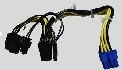 Supermicro CBL-PWEX-1017 GPU Kabel 8-Pin auf 2x 6+2-Pin PCIe 20cm Server