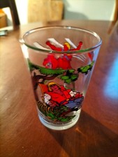 VERRE AMORA 1985 MUSCLOR ET SON TIGRE LES MAITRES DE L UNIVERS  (JARV771)