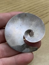 Sterling Silver Modernist Geometric Brooch — listing 6