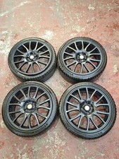 FIAT 500 ABARTH 595 17" COMPETIZIONE ALLOY WHEELS WITH TYRES 51886428 205/40/R17