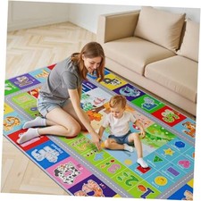 Educational Play Mats for Babies Toddlers Kids Area Rugs ABC Alphabet Animal