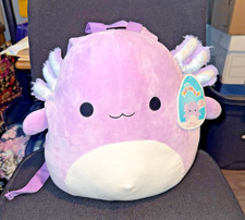 12" Purple Backpack Original Squishmallows - Monica Axolotl Series 1 - Kelly Toy