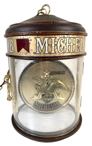 1982 MICHELOB BEER vintage hanging advertising display BAR, MAN CAVE non-working