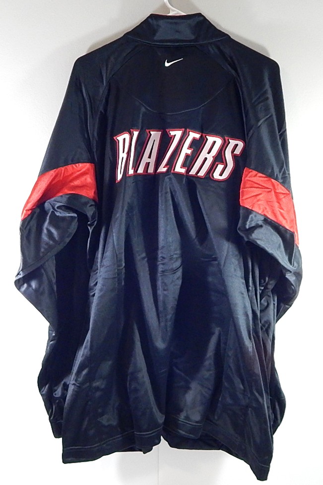 SACAI X NIKE Giacca riscaldante Portland Trail Blazers Fire Logo Nike Team Issued Nero 3XL