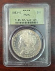 1883-O PCGS MS65 OGH MORGAN SILVER DOLLAR OLD GREEN HOLDER