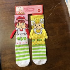 Strawberry Shortcake Socks 1 Pair Shoe Size 4-10 New