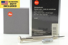  TOP MINT in BOX Leica Rewind Crank Silver 14437 for Leica MP from JAPAN