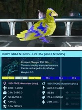 Ark Asa Pve Official Baby Argentavis Weight: 2480 Pc/Ps5/Xbox