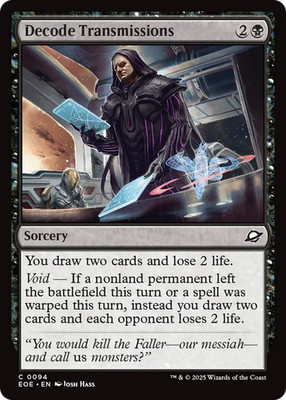 x1 Decode Transmissions EOE Edge of Eternities MTG 94 M/NM 1x