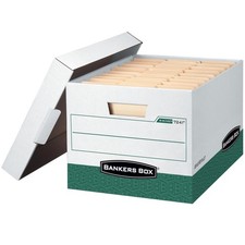 Bankers Box 07241 12-Pack File Storage Boxes Letter/Legal FastFold