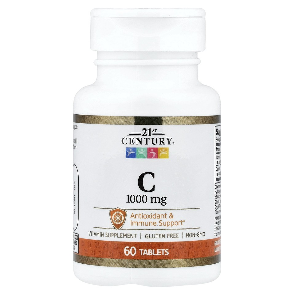 Vitamin C, 1,000 mg, 60 Tablets
