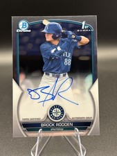 2023 Bowman Draft Brock Rodden 1st Prospect Auto Seattle Mariners
