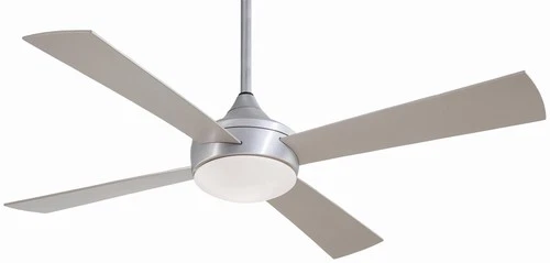 Minka Aire Aluma 52" Ceiling Fan - Silver 4-Blade Remote Control - Picture 2 of 3