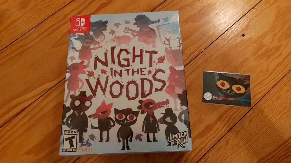 Night In The Woods Collector's Edition Nintendo Switch Limited Run Card Silver