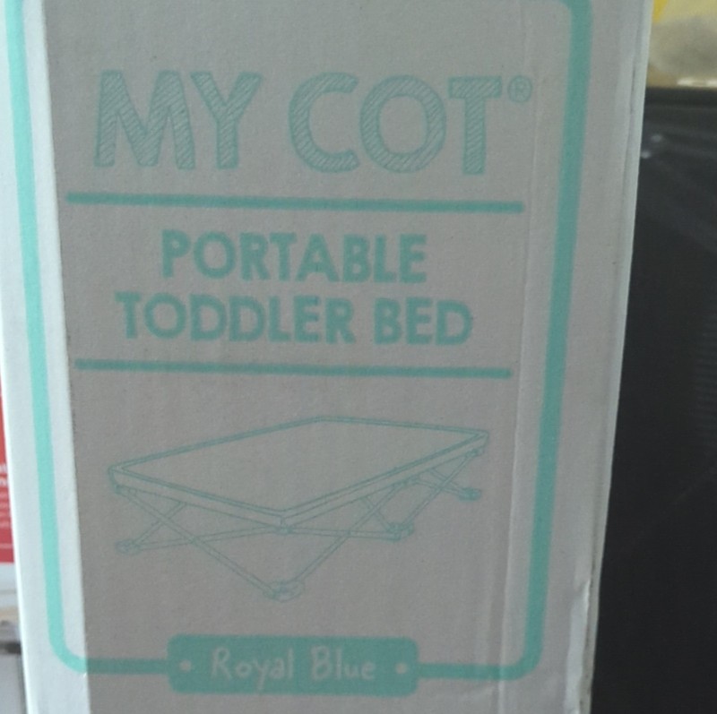 Regalo My Cot Portable Toddler Bed - Royal Blue (5001)
