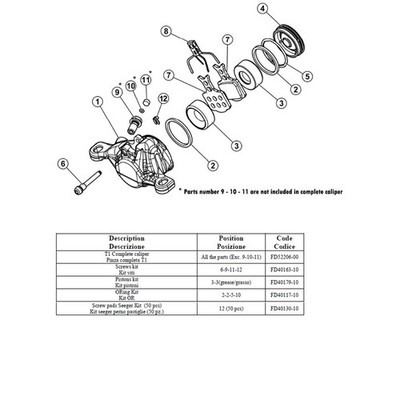 Formula Nehmerkolben Kit inkl. Montagefett T1 ´13-16 | T1 Racing ´16