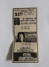 Vintage Tri-City Drive In Movie Theatre Forest City North Carolina Newspaper Ad