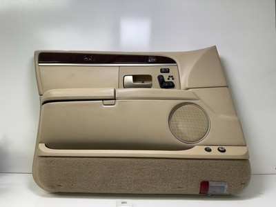 03-11 Town Car DRIVER LH Left FRONT Interior Door Panel Card HTD MEM Light Camel