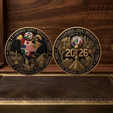 2026 World Cup Soccer Collectible Coin Footba...