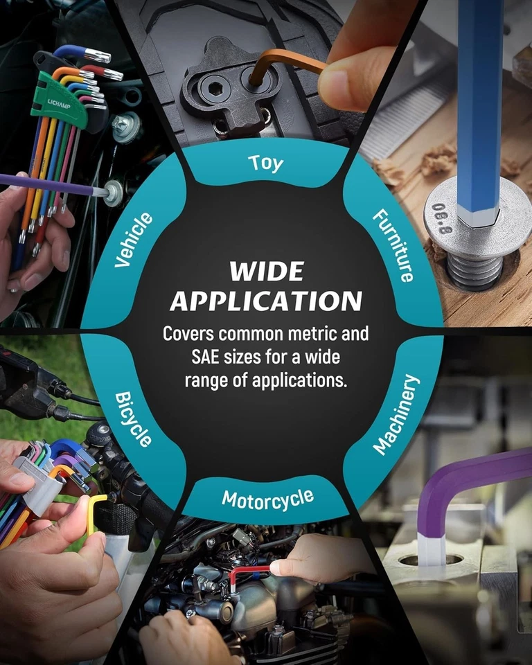 Premium 27-Piece Chrome Vanadium Allen & Torx Key Set - Easy Grip Design - Image 4 of 4