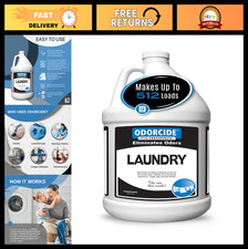 1 Gallon Laundry Odor Eliminator - Non-Enzymatic Neutralizer for Smoke, Sweat 