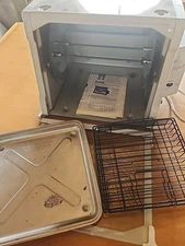 Ronco Compact SHOWTIME PLUS + Rotisserie & BBQ Oven White Model 3000T