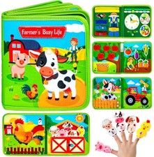 Montessori Busy Book for Toddlers 1-3 - Farm Animal 2026 Farm Busy Book