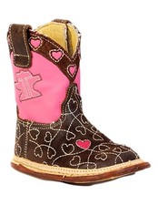 Tin Haul Western Boots Girls Sweetheart Brown 14-016-0007-1744 BR