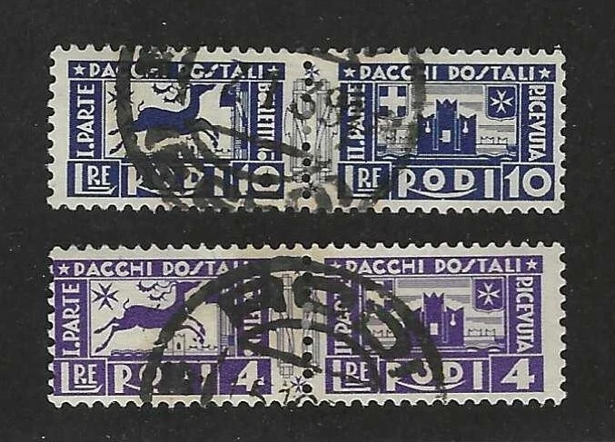 ITALY RODI 1934 PARCEL POST SET COMPLETE VF USED SCOTT # Q1-Q11 - Image 2 of 2