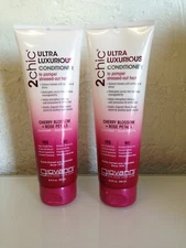 Giovanni 2chic Ultra Luxurious Conditioner Cherry Blossom + Rose 8.5 oz - 2 Pack