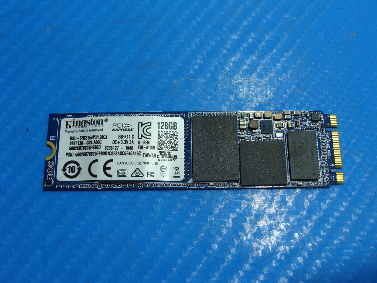 MSI GP63 Kingston 128GB M.2 Sata Solid State Drive RBU-SNS8154P3  