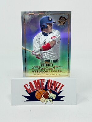 2013 Topps Tribute Baseball Atsunori Inaba Refractor Card #29