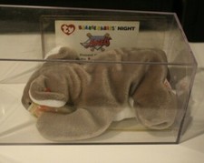 TY Retired Mel Beanie Baby from 9/6/98 Angels/Royals BB Game SGA w/COA