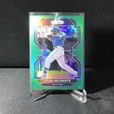 2022 Panini Prizm Baseball #204 Starling Marte Green Wave New York Mets MLB