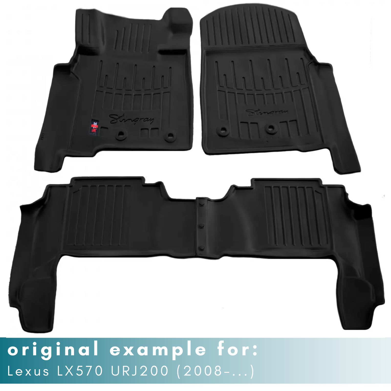 Car Floor Mats for Lexus LX570 URJ200 2008 All Weather 3D Set of 4 pcs
