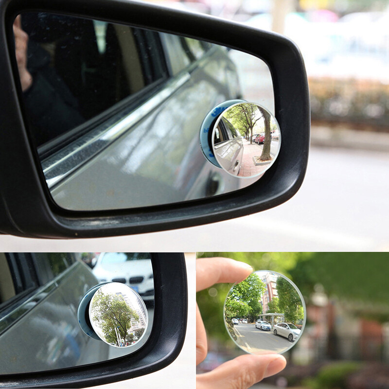 2x Blind Side Spot Mirror Rear View Towing Car Van Motorcycle Adjust 2x Blind Side Spot Mirror Rear View Towing Car Van Motorcycle Adjust