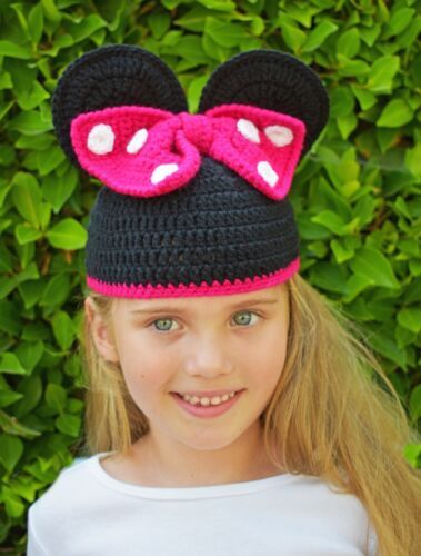 Minnie Mouse Crochet Hat Free Pattern Crochet Hat Free Minnie