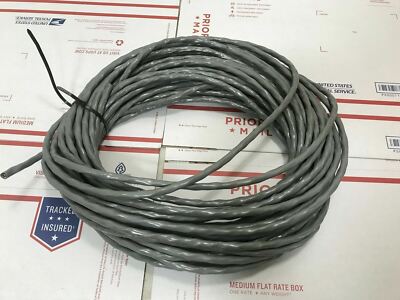 Carol C6047 18AWG 6 wire Grey 100+ Feet Low Voltage Computer Cable