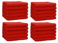 Betz 20 StüCk GäStehandtüCher Premium 100% Baumwolle GäStetuch-Set 30X50 Cm Rot