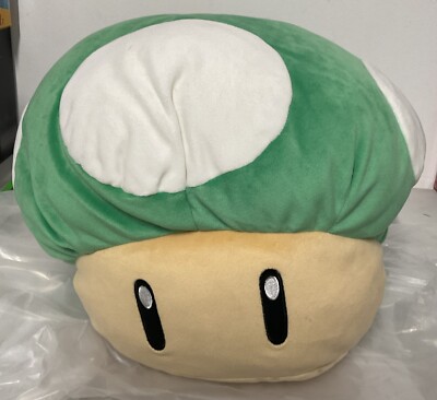  Nintendo Club Mocchi Mocchi 15'' Plush - Super Mario 1-Up Mushroom
