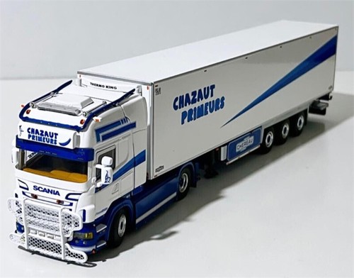 1:50 Truck Model WSI Scania R6 For Topline 4x2 REEFER TRAILER -3AXLE gift - Picture 2 of 10